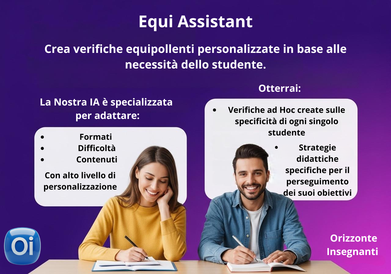 Orizzonte Insegnanti presenta Equi Assistant: La Rivoluzione IA per Verifiche Personalizzate