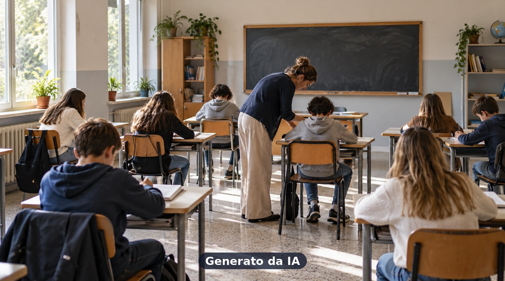 Anief sostiene proposta di legge per classi meno affollate (generato da IA)