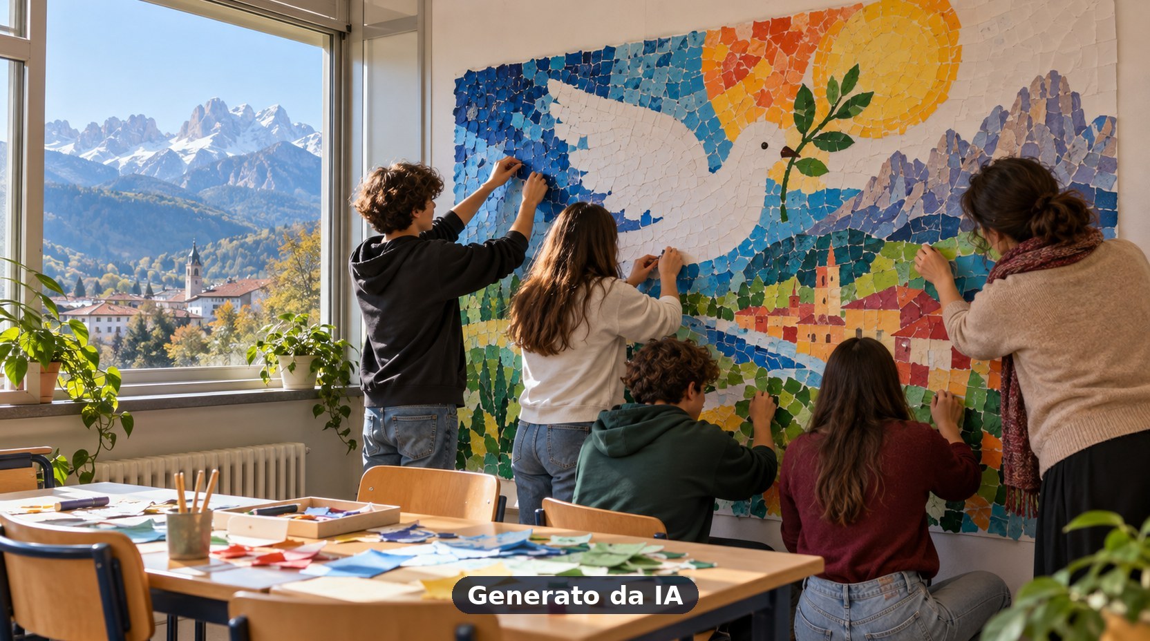 Belluno lancia progetto Scuola di Pace e Costituzione