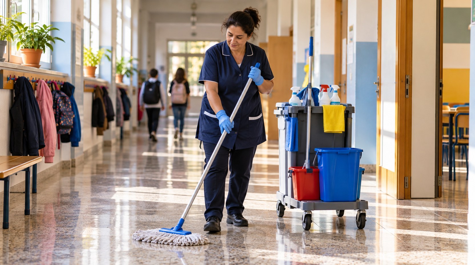 Brindisi, assegnati nuovi posti per collaboratori scolastici (generato da IA)