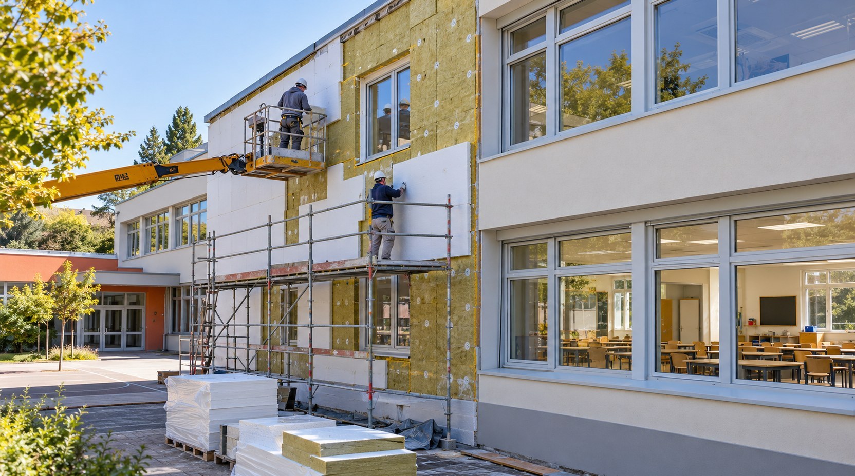 Edilizia scolastica, Valditara annuncia nuovi fondi (generato da IA)