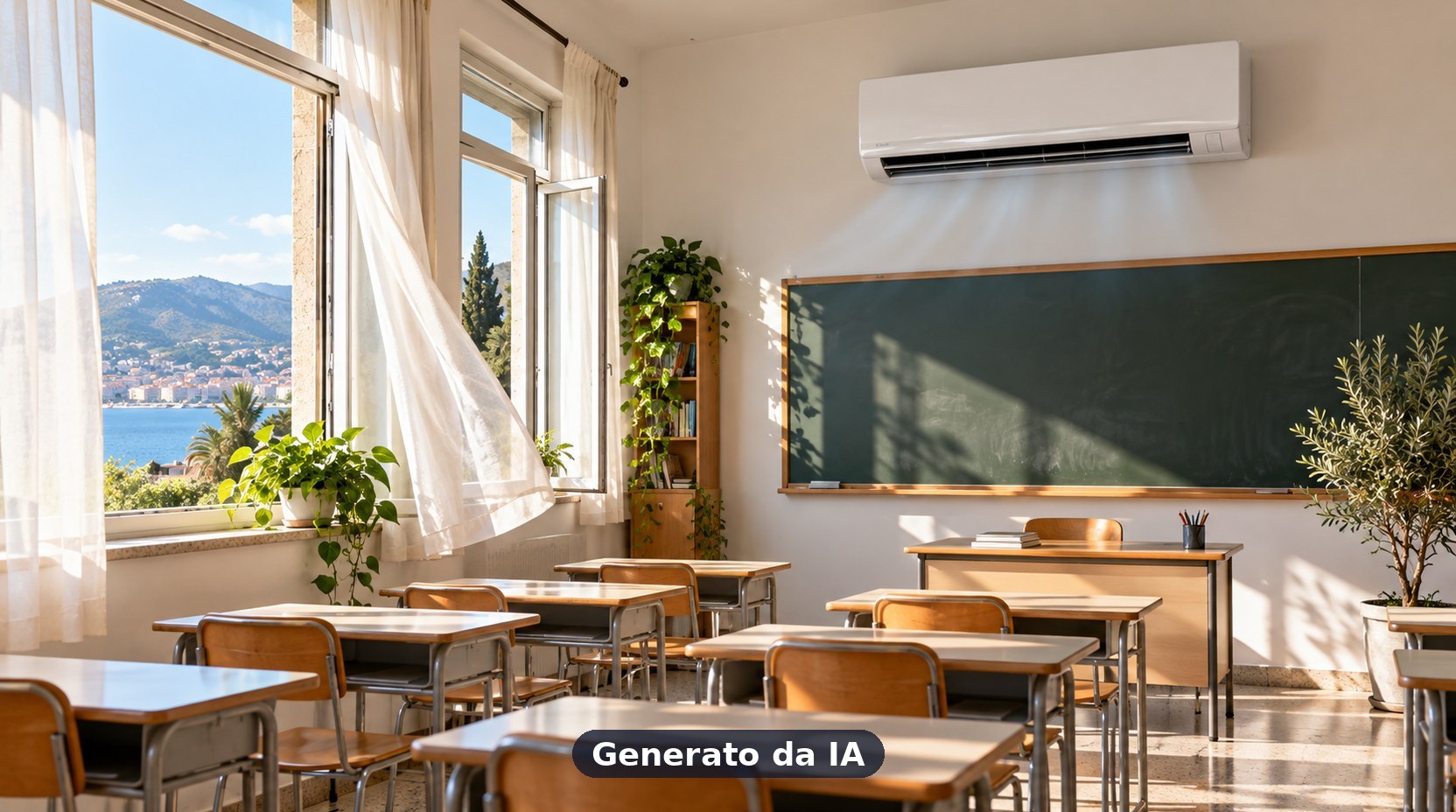 Messina autorizza progetto raffrescamento ambienti scolastici (generato da IA)