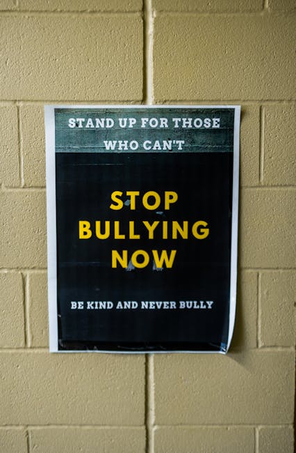 Proroga assicurazione per responsabili di risorse pubbliche: manifesto Stop Bullying Now, un invito a proteggere chi non può difendersi.