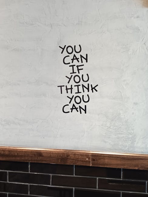 Scritta motivazionale 'You can if you think you can' su muro, sicurezza scolastica e gestione studenti in caso di taser