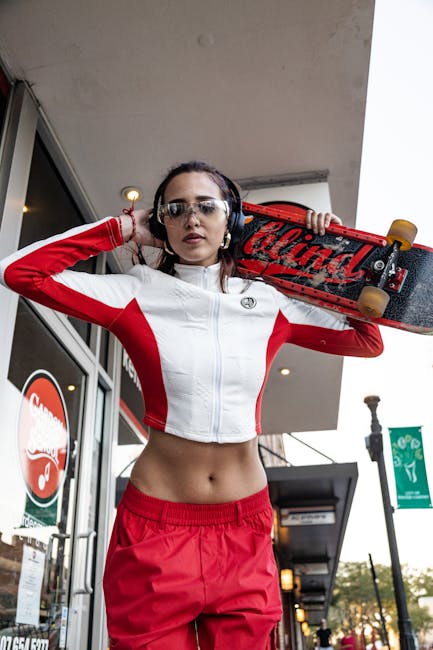 Giovane donna con cuffie e skateboard: metafora della passione e dell'energia nell'insegnamento, ispirata a Recalcati