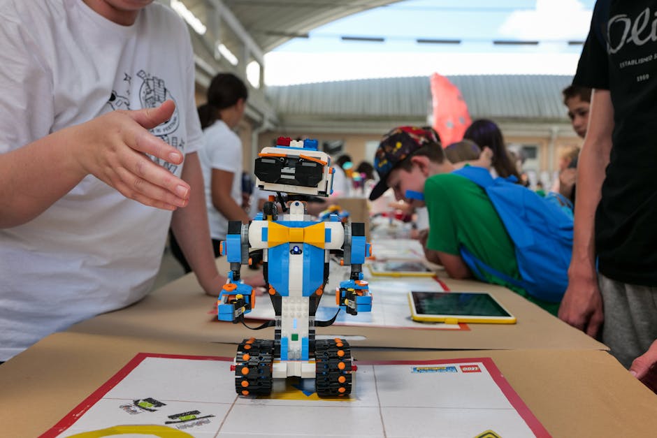 Robot Lego programmabile presentato dalle scuole superiori a Maker Faire Rome 2026, candidature aperte fino al 15 giugno.