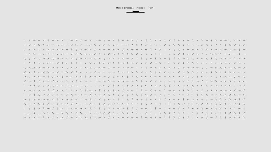 Visualizzazione astratta di un modello multimodale per la valutazione a più fattori di dati complessi, con linee orientate.