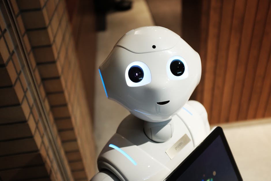 Robot umanoide Pepper, esempio di agente AI autonomo, in un contesto legato all'acquisizione di Vercept da parte di Anthropic.