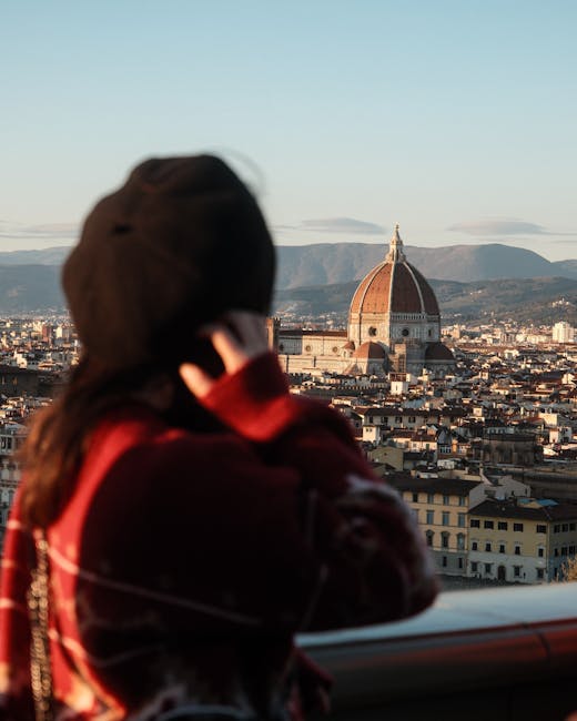 Firenze vista da Piazzale Michelangelo: un panorama che ispira innovazione e cultura, come Ernesto Maria Ruffini.