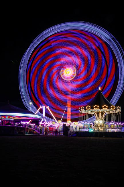 Finanziamenti SIAE per progetti culturali scolastici: giostra illuminata simbolo di creatività e opportunità per le scuole. Bando 30 ottobre 2024.