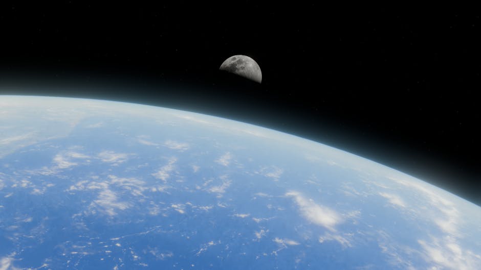 Vista dalla Terra sulla Luna: un simbolo di cooperazione scientifica globale per la pace e lo sviluppo sostenibile.