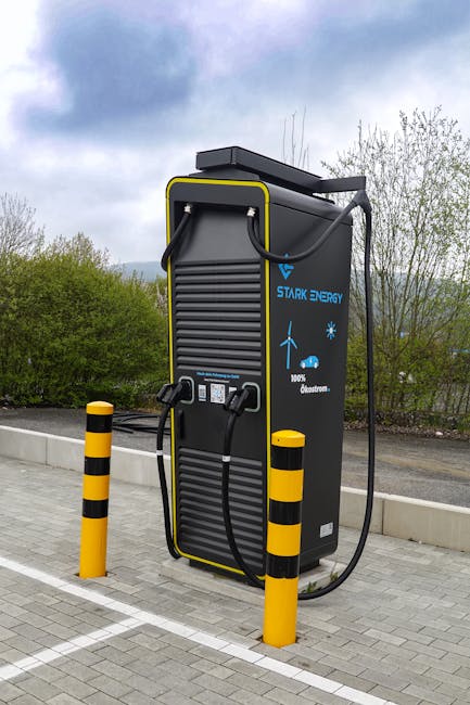 Stazione di ricarica elettrica Stark Energy: un investimento pubblico per la mobilità sostenibile e il futuro dell'energia verde.