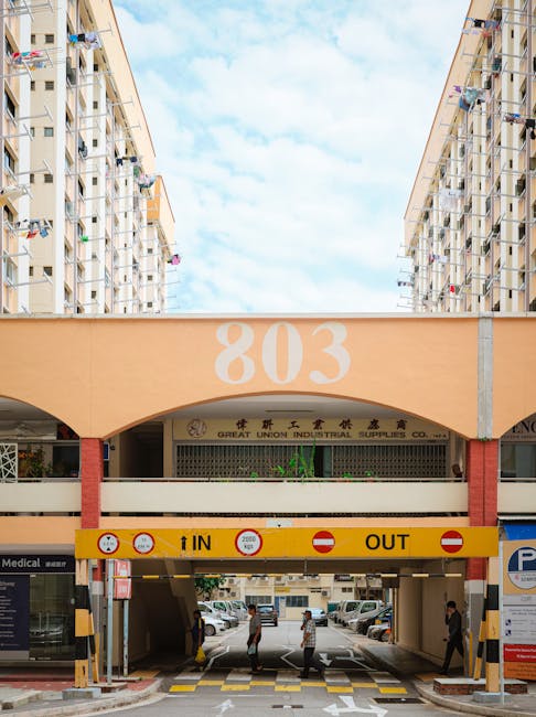 Edificio con indicazioni IN e OUT: visualizzazione del peso e della conversione libbra kg per calcolare il peso reale.