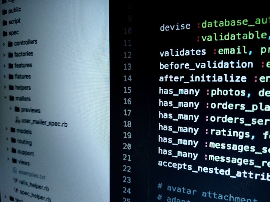 Codice sorgente software visualizzato su schermo, rilevante per la compilazione domande GPS 2026 e classi di concorso separate.