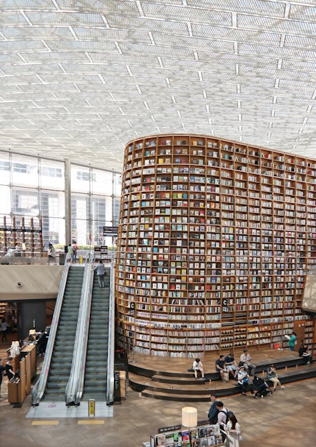 Biblioteca Starfield COEX Mall Seul, esempio di architettura che promuove l'educazione culturale e l'amore per la lettura nella società moderna