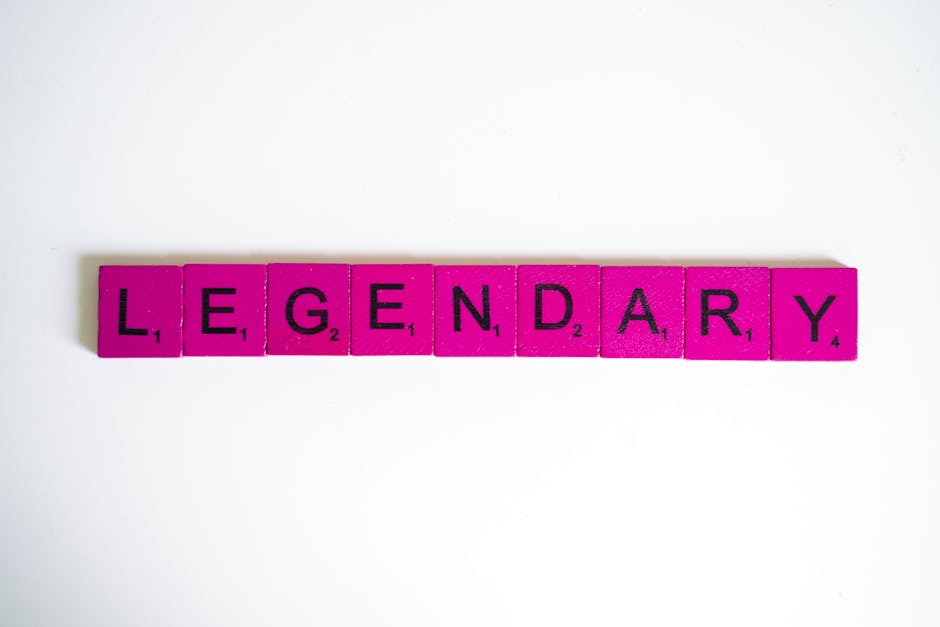 Parola Legendary scritta con tessere di Scrabble rosa, metafora per l'uso di since e for nella grammatica inglese.