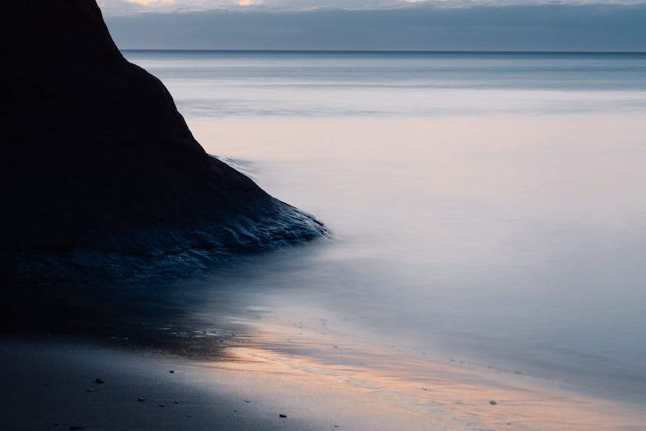 Paesaggio marino calmo e rilassante, metafora visiva per la serenità nell'apprendimento inclusivo e la compilazione del PEI informatizzato sul SIDI.
