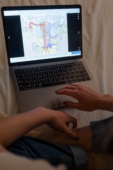 Lezioni online e permessi studio: donna studia anatomia al computer, implicazioni per le 150 ore e la sentenza Cassazione