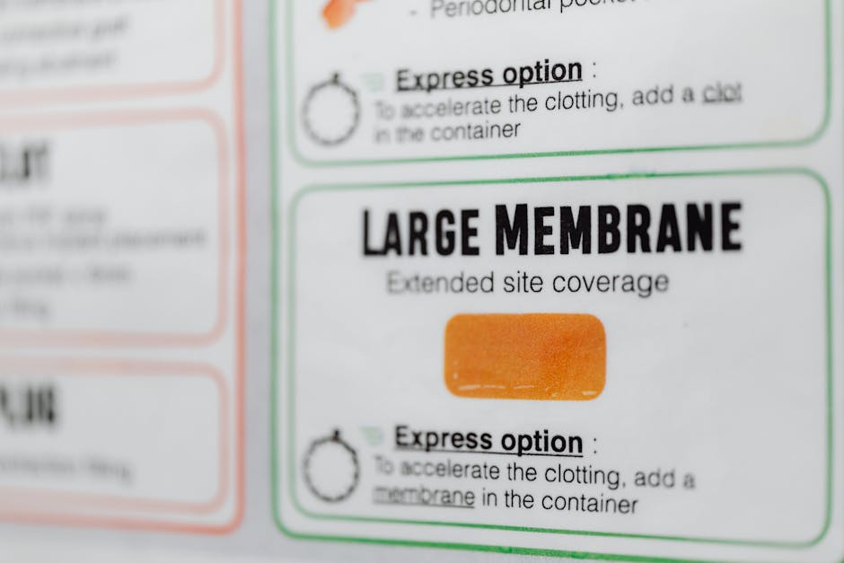 Membrana grande per copertura estesa, opzione express per accelerare la coagulazione. Certificato medico obbligatorio per attività parascolastiche.