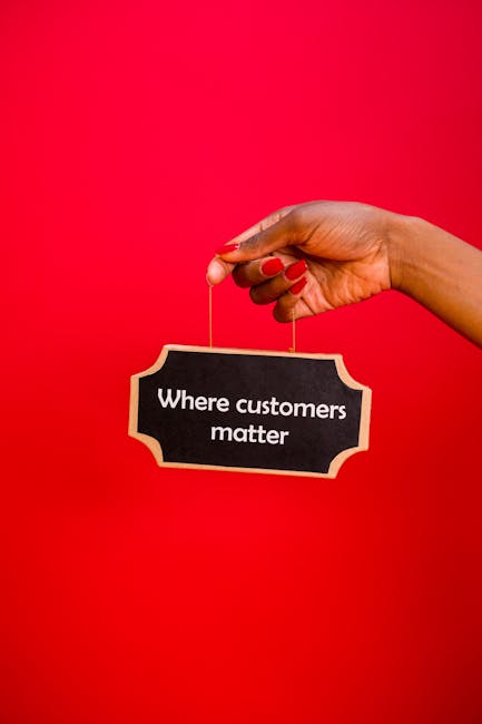 Conversione kg in lbs: cartello con scritta Where customers matter, importanza della conversione di peso.