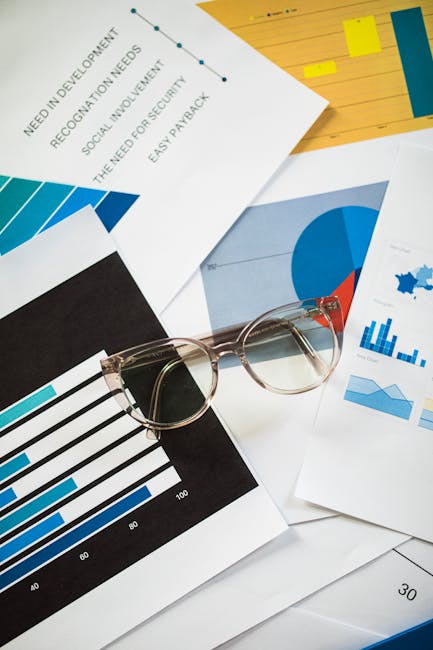 Documenti con grafici e occhiali, visualizzazione del programma annuale scolastico e compiti di DS e DSGA per la sua predisposizione.