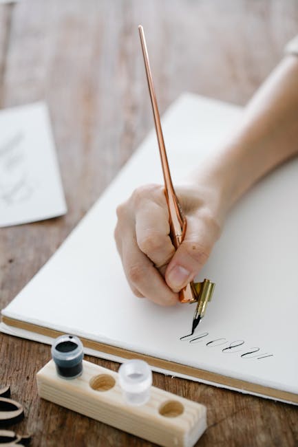 Calligrafia con pennino e inchiostro: espressione artistica e sviluppo cognitivo nell'educazione musicale