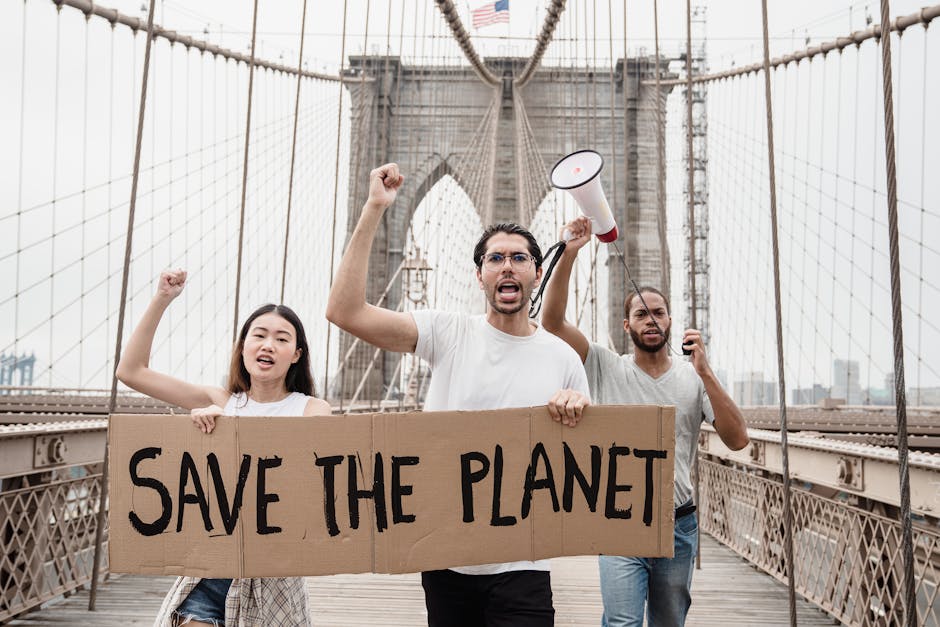 Manifestazione per il clima sul ponte di Brooklyn: un futuro distopico senza consapevolezza ambientale e alfabetizzazione ecologica