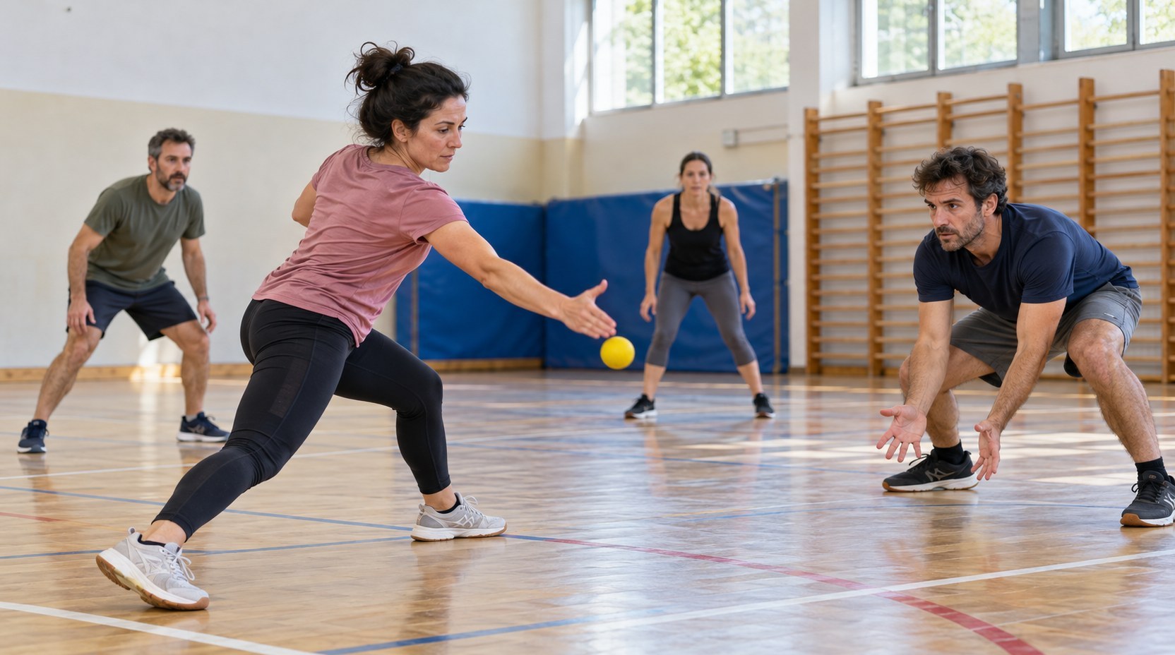Piacenza, corso di formazione Baseball5 per docenti (generato da IA)