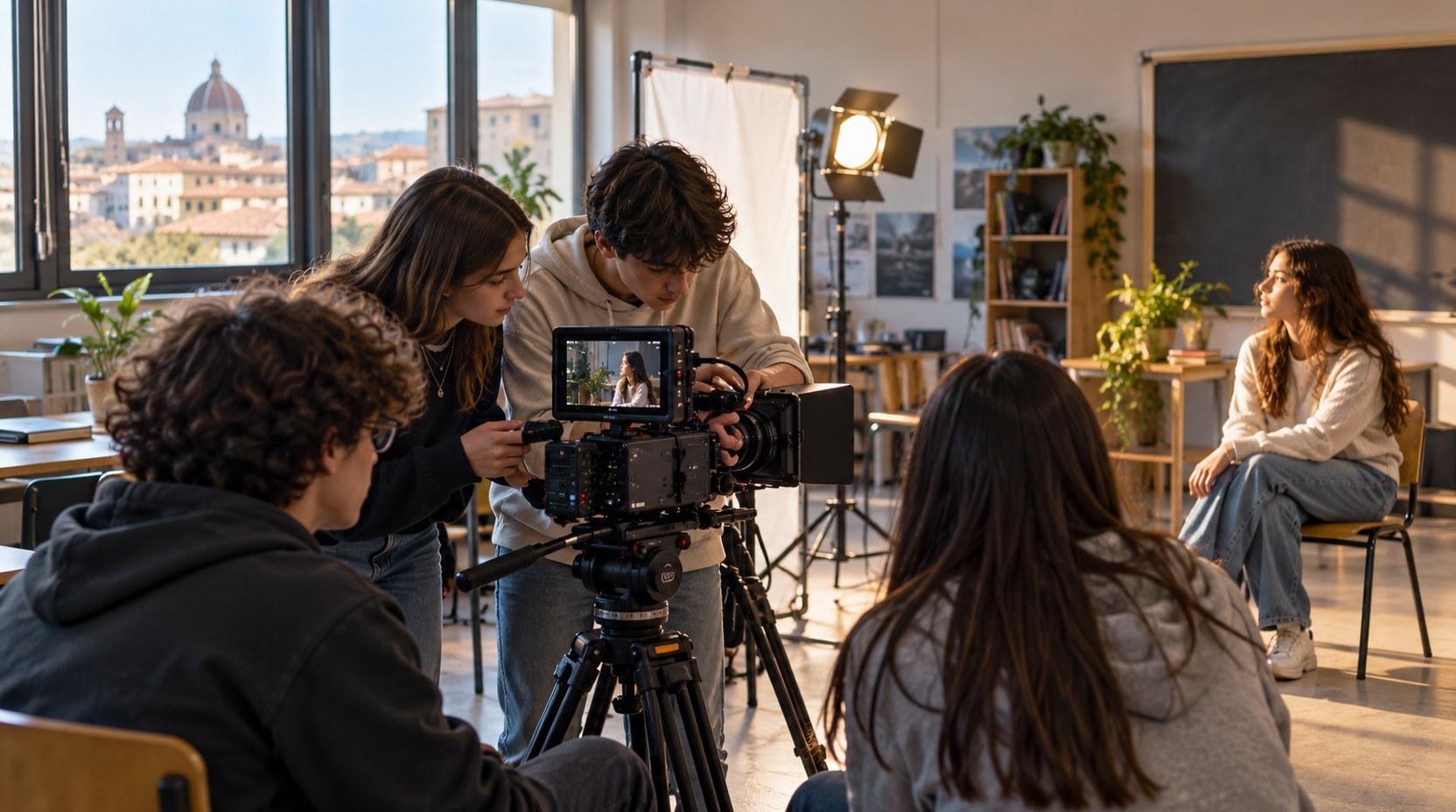 Piemonte, attiva piattaforma The Film Corner per le scuole (generato da IA)