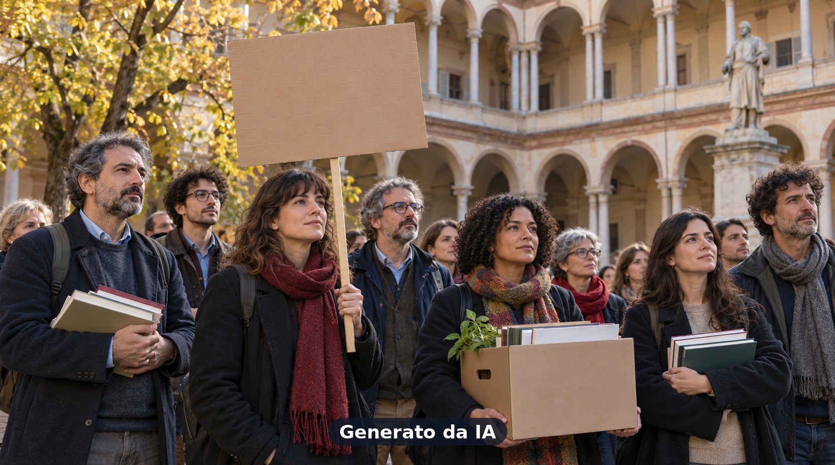 Sciopero generale 20 novembre: scuola e università aderiscono (generato da IA)
