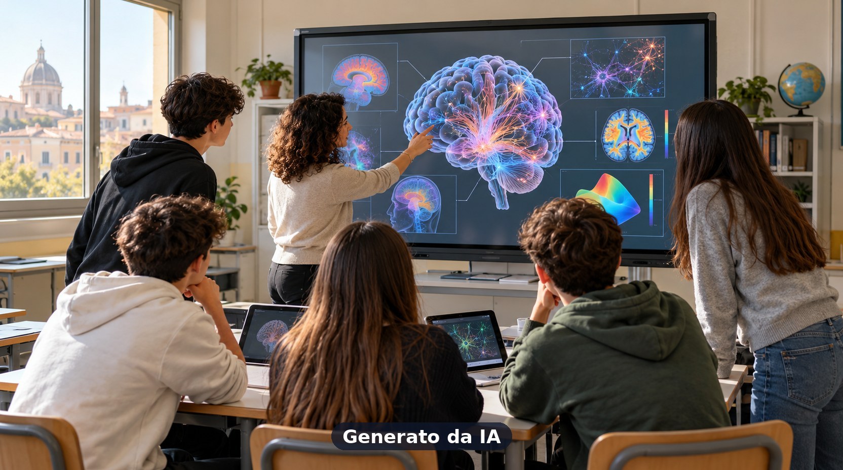 Scuola, il MIM realizza 156mila aule digitali (generato da IA)