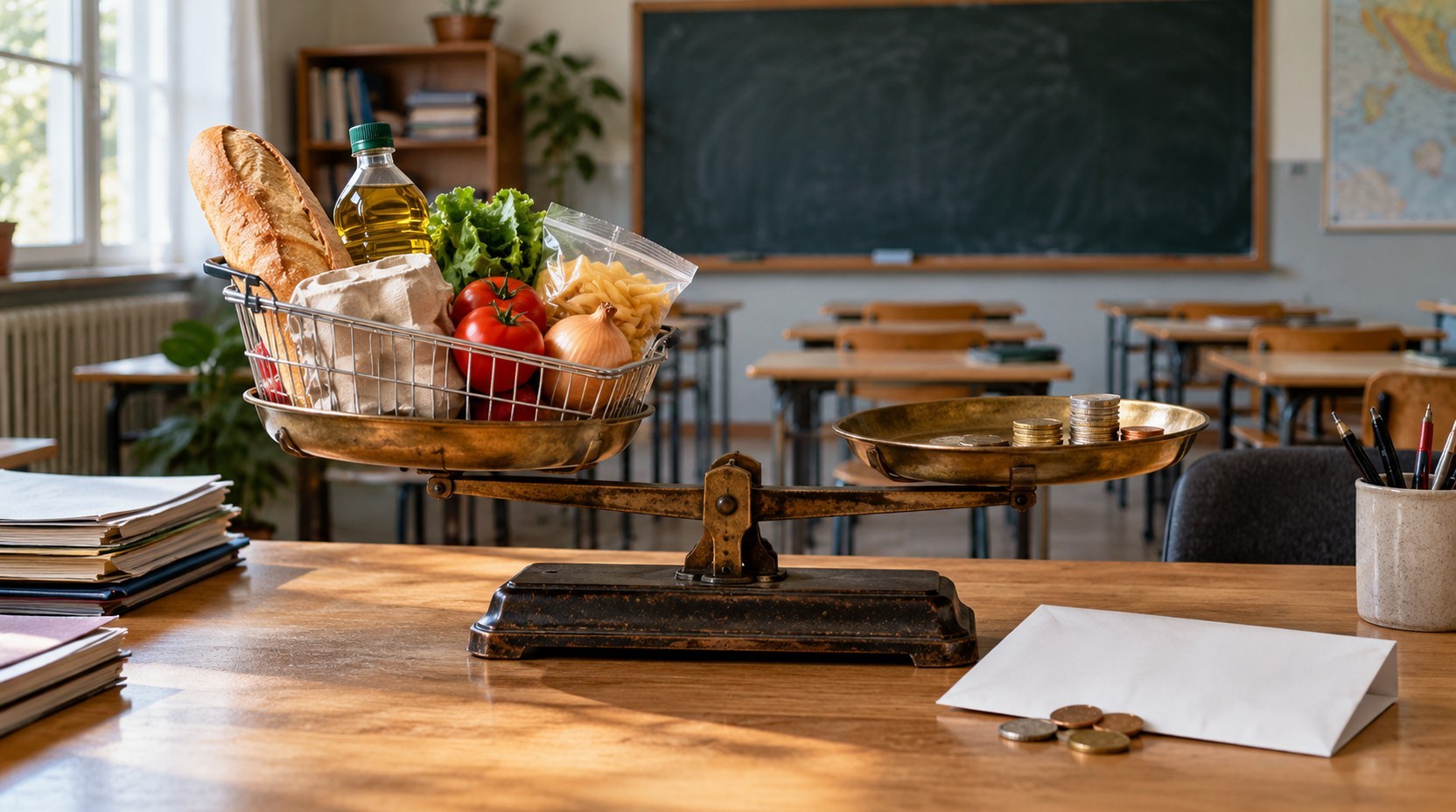 Scuola, la Flc Cgil denuncia perdita potere d'acquisto (generato da IA)
