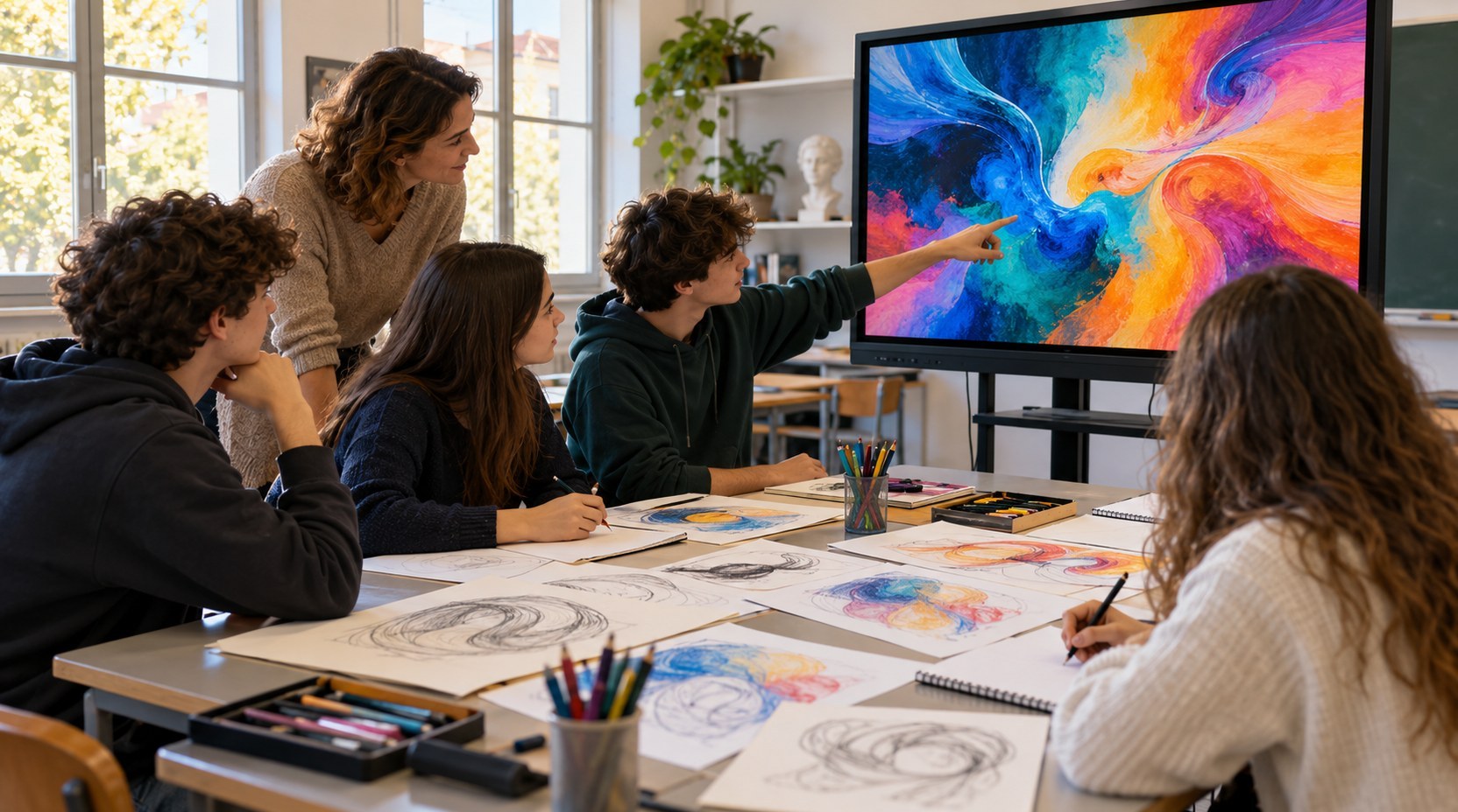 Scuola, Matera e Vigevano presentano innovazione IA (generato da IA)