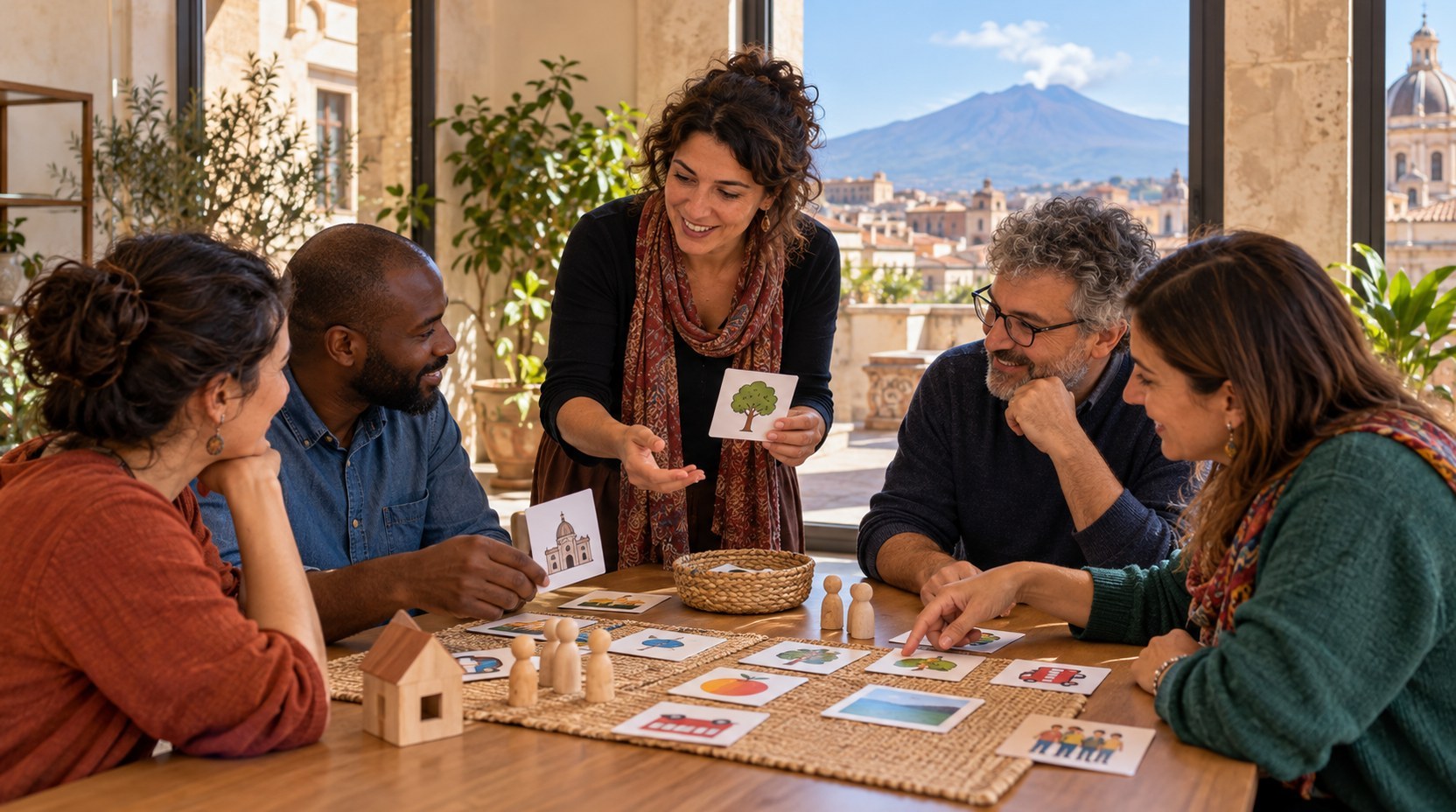Sicilia, scambio transregionale FAMI su modelli didattici (generato da IA)