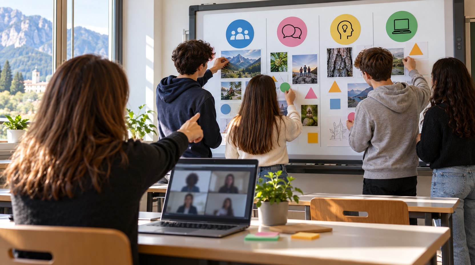 Trento, webinar sulle competenze chiave con eTwinning (generato da IA)