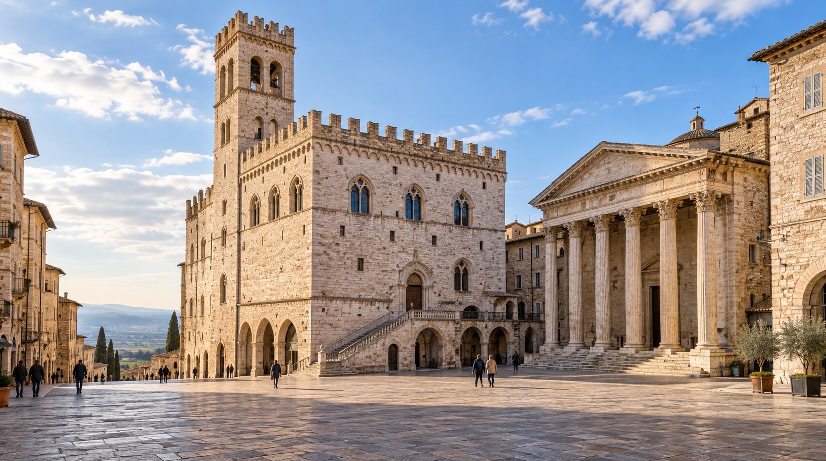 Umbria, meeting nazionale sulla sostenibilità ad Assisi (generato da IA)